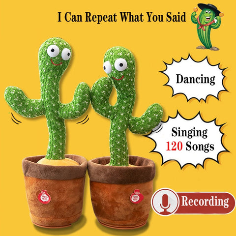 Lovely Dancing, Talking Cactus Toy